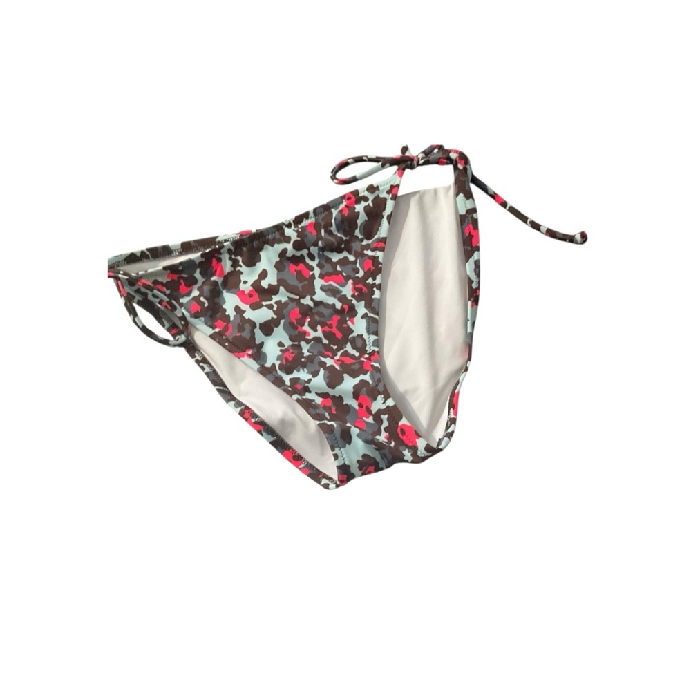 Victoria‎ Secret Abstract Blue Print String Bikini Bottom SZ S Women Sexy Beach - Picture 12 of 13